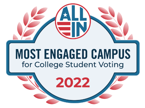All In - Most Engaged Campus Designation Seal