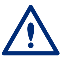 Drawing of warning sign with exclamation point