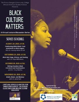 Black Culture Matters: A Virtual Lecture-Discussion Series PDF