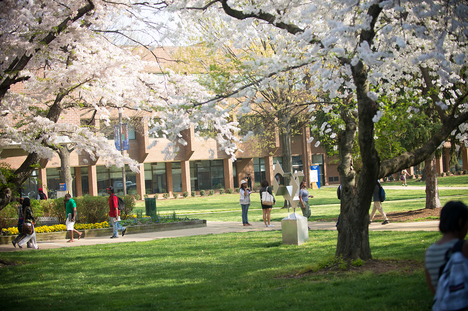 Largo campus in the spring