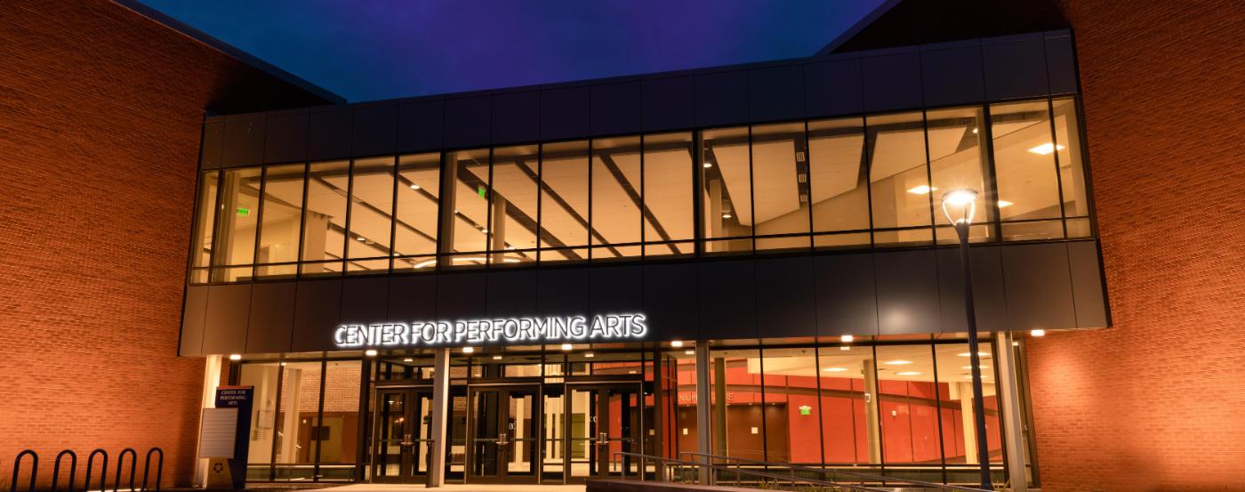 Center for Performing Arts Main Entrance