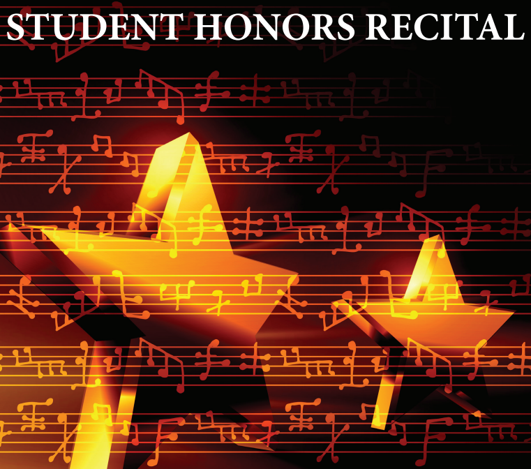 Stars and the words student honors recital