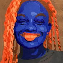 1st Place Award - Sheena Ashun - Complementary Color Selfie