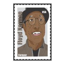 Brandon Omar L. Banks - Floyd Norman Stamp