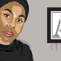 Tyree Brown - Art by Tyree - Self Portrait