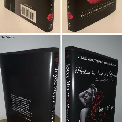 Melany Armijo-Acosta | Book Jacket Redesign Before and After