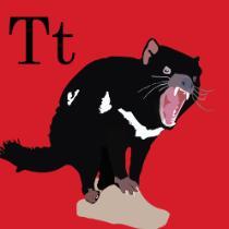 Alldrick Amavie | Tasmanian Devil | Alphabet T